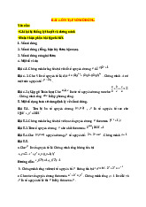 Bài 4 Ôn tập số mũ đúng | Toán 12