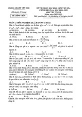 Đề chọn học sinh giỏi Toán 8 năm 2024 – 2025 phòng GD&ĐT Yên Thế – Bắc Giang