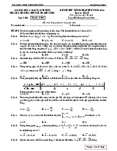 Đề thi thử TN THPT 2025 môn Toán lần 2 trường Lê Thánh Tông – TP HCM
