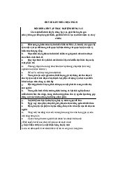 Ôn thi kết thúc học phần chương trình 2 môn Triết học Mác - Lênin | Đại học Bách Khoa - Đại học Đà Nẵng