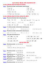 BÀI TẬP PHÂN TÍCH ĐA THỨC THÀNH NHÂN TỬ