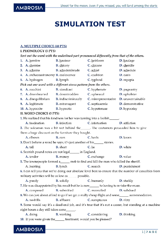 Simulation test for Olympic 30-4 without key