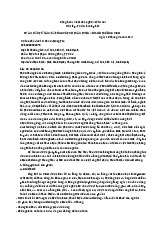 Dự án đầu tư sản xuất ống hút cỏ thân thiện với môi trường HIGO | môn kinh tế vĩ mô | trường Đại học Huế