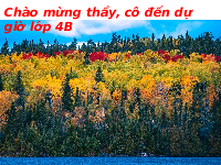 Giáo án điện tử Tiếng Việt 4 Tập Đọc Chân trời sáng tạo: Mùa thu