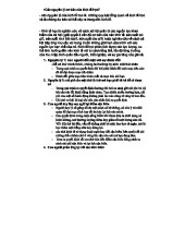 Nguyên Lý Cơ Bản Của Kinh Tế Học - Tóm Tắt Quan Trọng