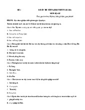 Đề thi thử tốt nghiệp THPT 2025 môn Địa lí bám sát đề minh họa - Đề 3