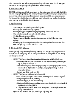 Bộ câu hỏi lý thuyết ôn tập môn Chủ nghĩa xã hội có lời giải | Đại học Y dược thành phố Hồ Chí Minh