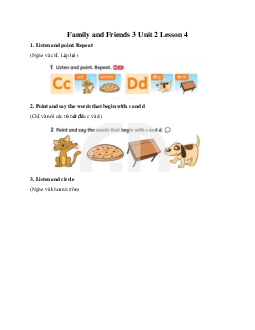 Family and Friends 3 Unit 2 Lesson 4 This is his ruler