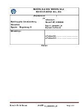 Bài Thi Học Phần: Quản Trị Chất Lượng | Đại học Thương Mại