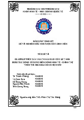 Thúc Đẩy Xuất Khẩu Gạo Việt Nam Dưới Tác Động Kinh Tế | Bài thảo luận Phương pháp nghiên cứu khoa học