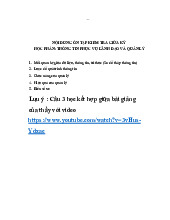 Nội dung ôn tập kiểm tra giữa kỳ học phần thông tin phục vụ lãnh đạo và quản lý | Học viện Hành chính Quốc gia