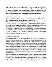 Chỉn chu hay chỉnh chu, từ nào là đúng chính tả Tiếng Việt 5