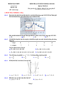 TOP 18 đề ôn tập kiểm tra cuối kì 2 Toán 10 năm 2023 – 2024