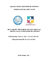 Đề án truyền thông bệnh tay chân miệng tại phường 1 quận 10 TPHCM | Đại học Y Dược Thành phố Hồ Chí Minh