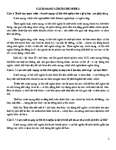 CÁCH MẠNG XÃ HỘI CHỦ NGHĨA