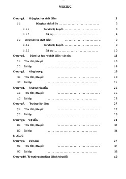 Tóm tắt lý thuyết và bài tập ôn tập môn Vật lý và thí nghiệm 1 | Học viện Công nghệ Bưu chính Viễn thông