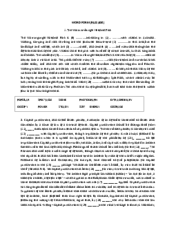 WORD FORM (PASSAGE) - 22 bài luyện thi vào 10