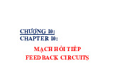 Mạch hồi tiếp Feedback circuits | Tài liệu môn Mạch điện tử Trường đại học sư phạm kỹ thuật TP. Hồ Chí Minh