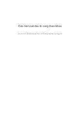 TOP 30 câu hỏi tự luận ôn tập lý thuyết môn Luật Đầu Tư Công