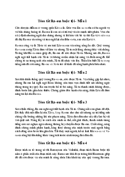 Văn mẫu lớp 10: Tóm tắt đoạn trích Ra-ma buộc tội (11 Mẫu) | Cánh diều