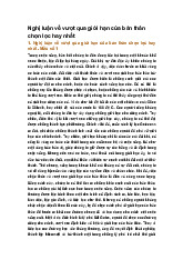 Nghị luận về vượt qua giới hạn của bản thân chọn lọc hay nhất