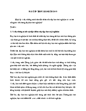 BÀI TẬP NỘI DUNG 9