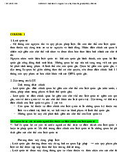 Chương 1: Luật Quốc Tế - Nguyên Tắc và Quy Phạm Pháp Luật môn Công pháp Quốc tế| Trường Đại học Luật Thành phố Hồ Chí Minh