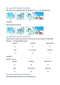 Giải VBT môn Tiếng việt 2 - Bài 13: Yêu lắm trường ơi | Kết nối tri thức