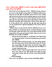 Khái Niệm và Phân Loại Môn Quan hệ lao động | Đại học Công Đoàn