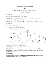 Đề thi môn Nhập môn trí tuệ nhân tạo| Môn Nhập môn trí tuệ nhân tạo| Trường Đại học Bách Khoa Hà Nội