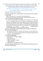Bộ câu hỏi ôn tập thi môn Đồ họa máy tính | Đại học Bách Khoa, Đại học Đà Nẵng