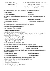 Bài tập môn LSĐ/ Trường đại học Nguyễn Tất Thành