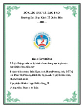Động cơ thúc đẩy hành vi mua hàng trực tuyến của người tiêu dùng | Môn Hành vi người tiêu dùng - Đại học Kinh Tế Quốc Dân