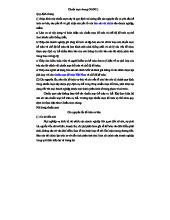 VAS 01 - Chuẩn Mực Chung và Nguyên Tắc Kế Toán Cơ Bản