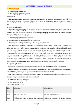 Đề cương môn Sinh học 9 phần Di truyền người (có đáp án)