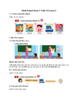 Sách Smart Start 3 Unit 4 Home Lesson 2