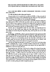Nội luật hoá một số quyền - Luật Dân Sự | Trường Đại học Luật, Đại học Quốc gia Hà Nội