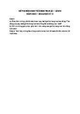 Đề thi năm 2023 - 2024 học kỳ 3 môn Kinh tế chính trị Mác - Lênin | Trường Đại học Kinh Tế Quốc Dân