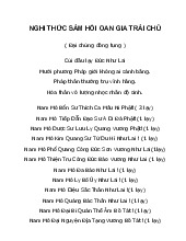 Nghi thức sám hối oan gia trái chủ - Tài liệu tổng hợp