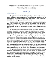 ĐỀ TÀI TIỂU LUẬN: TƯ TƯỞNG HỒ CHÍ MINH VỀ XÂY DỰNG NHÀ NƯỚC TRONG SẠCH, VỮNG MẠNH, HIỆU QUẢ môn Tư tưởng Hồ Chí Minh - Trường Đại học lao động -  xã hội.