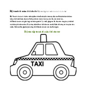 Bộ tranh tô màu ô tô cho bé