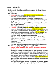 Bài tập nhóm môn Triết học Mác Lênin | Trường Đại học Luật, Đại học Quốc gia Hà Nội