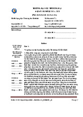 Bài thi tư tưởng Hồ Chí Minh (mã 12) | Trường Đại học Thương Mại