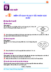 Chương 9 Xác suất - Lý thuyết chương 1 Biến cố giao và quy tắc nhân xác suất | Toán 11