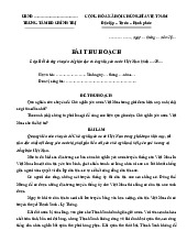 Bài thu hoạch chủ nghĩa yêu nước Việt Nam | Đại học Công nghiệp Thực phẩm Thành phố Hồ Chí Minh