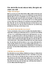 Các cách kiểm tra mù màu an toàn, đơn giản mà chính xác nhất