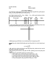 Bài tập Hóa lý - quá trình 4 - Hóa đại cương | Đại học Bách Khoa, Đại học Đà Nẵng
