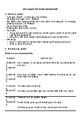 Kế hoạch tổ chức workshop định hướng nghề nghiệp” | Lập kế hoạch kinh doanh | Trường Đại học Kiến trúc Đà Nẵng