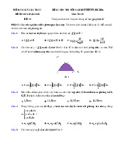 Đề thi thử tốt nghiệp THPT 2025 môn Toán bám sát đề minh họa - Đề 49