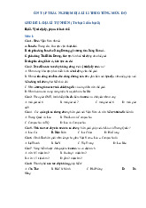Tổng hợp trắc nghiệm địa lí 12.